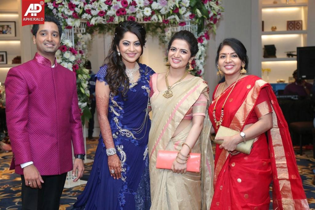 Anchor Ramya and Aparajith Wedding Reception