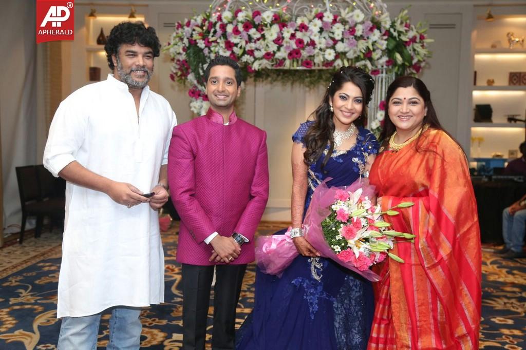 Anchor Ramya and Aparajith Wedding Reception