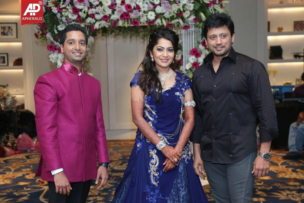 Anchor Ramya and Aparajith Wedding Reception