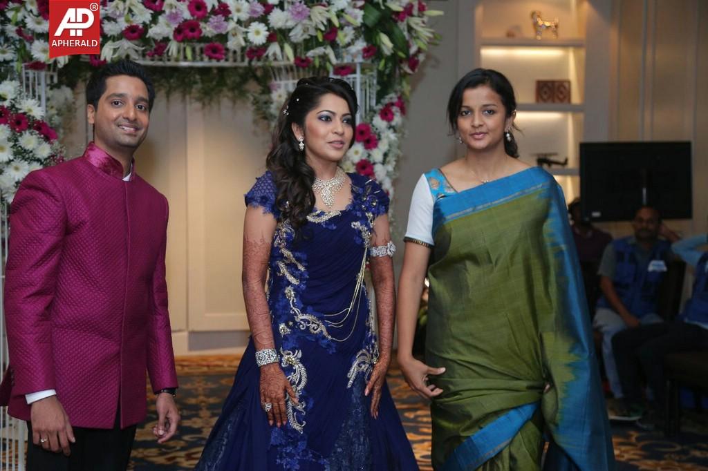 Anchor Ramya and Aparajith Wedding Reception