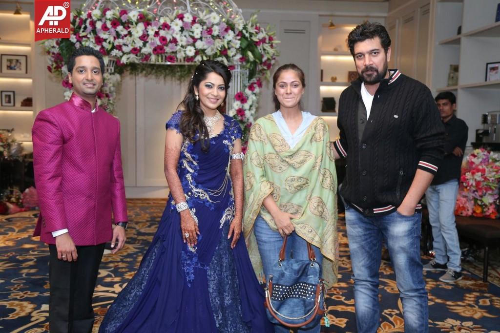 Anchor Ramya and Aparajith Wedding Reception