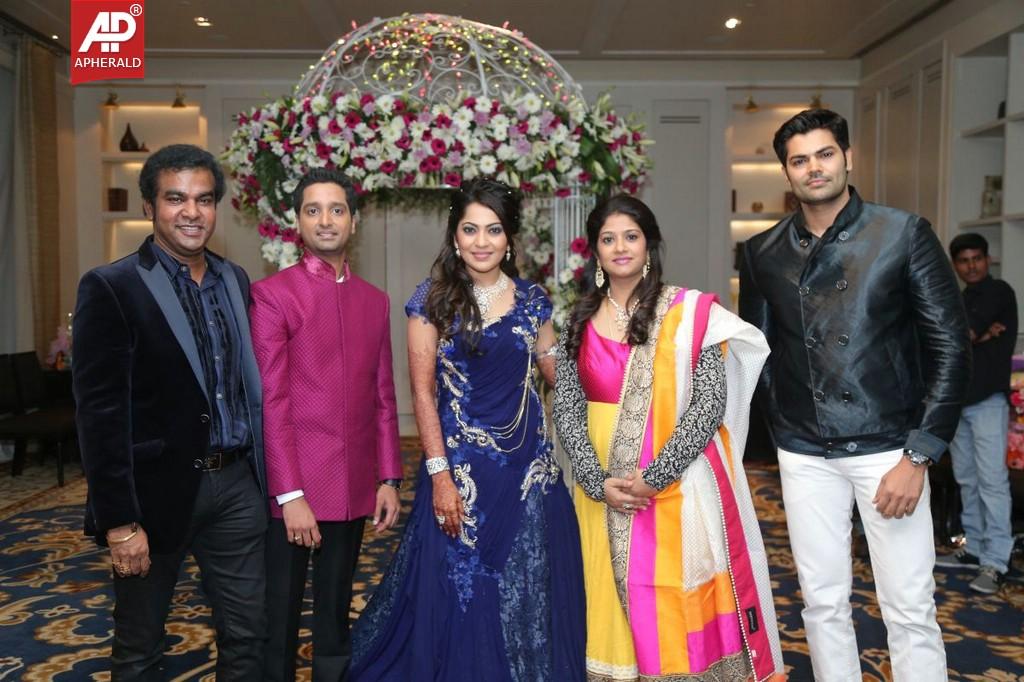 Anchor Ramya and Aparajith Wedding Reception