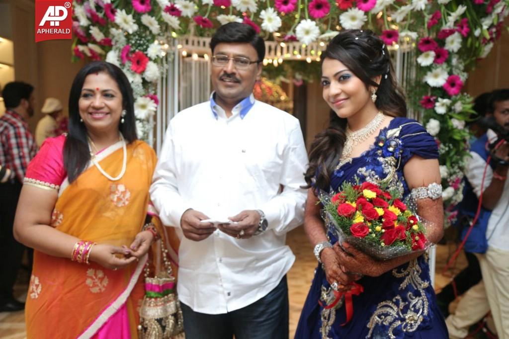 Anchor Ramya and Aparajith Wedding Reception