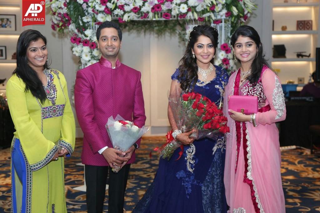 Anchor Ramya and Aparajith Wedding Reception