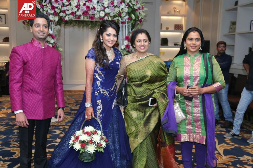 Anchor Ramya and Aparajith Wedding Reception