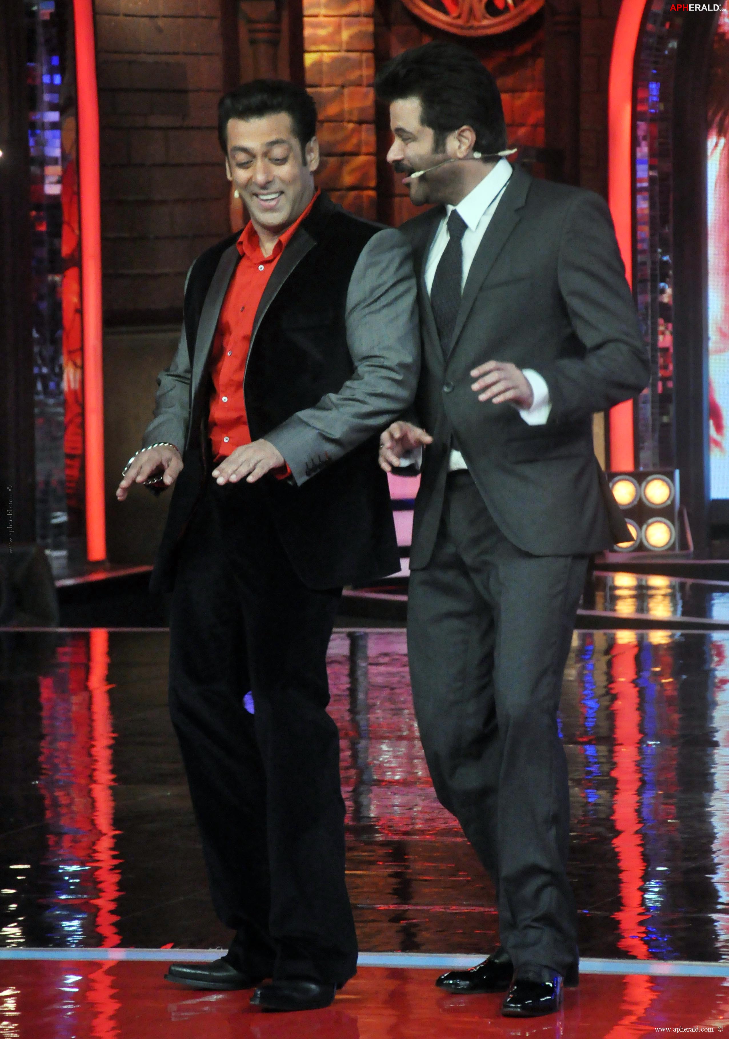 Anil Kapoor on the sets of Bigg Boss 7