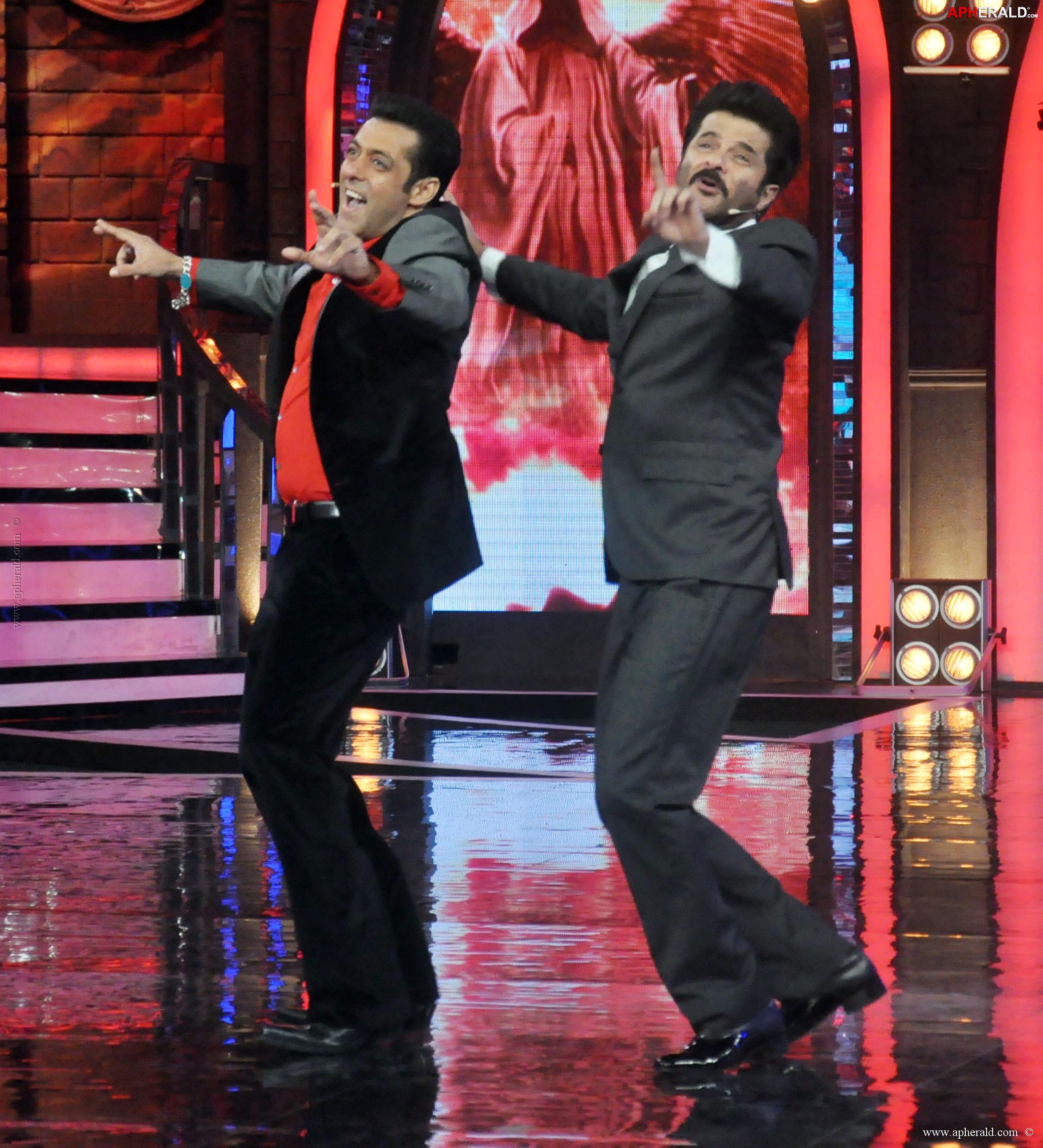 Anil Kapoor on the sets of Bigg Boss 7