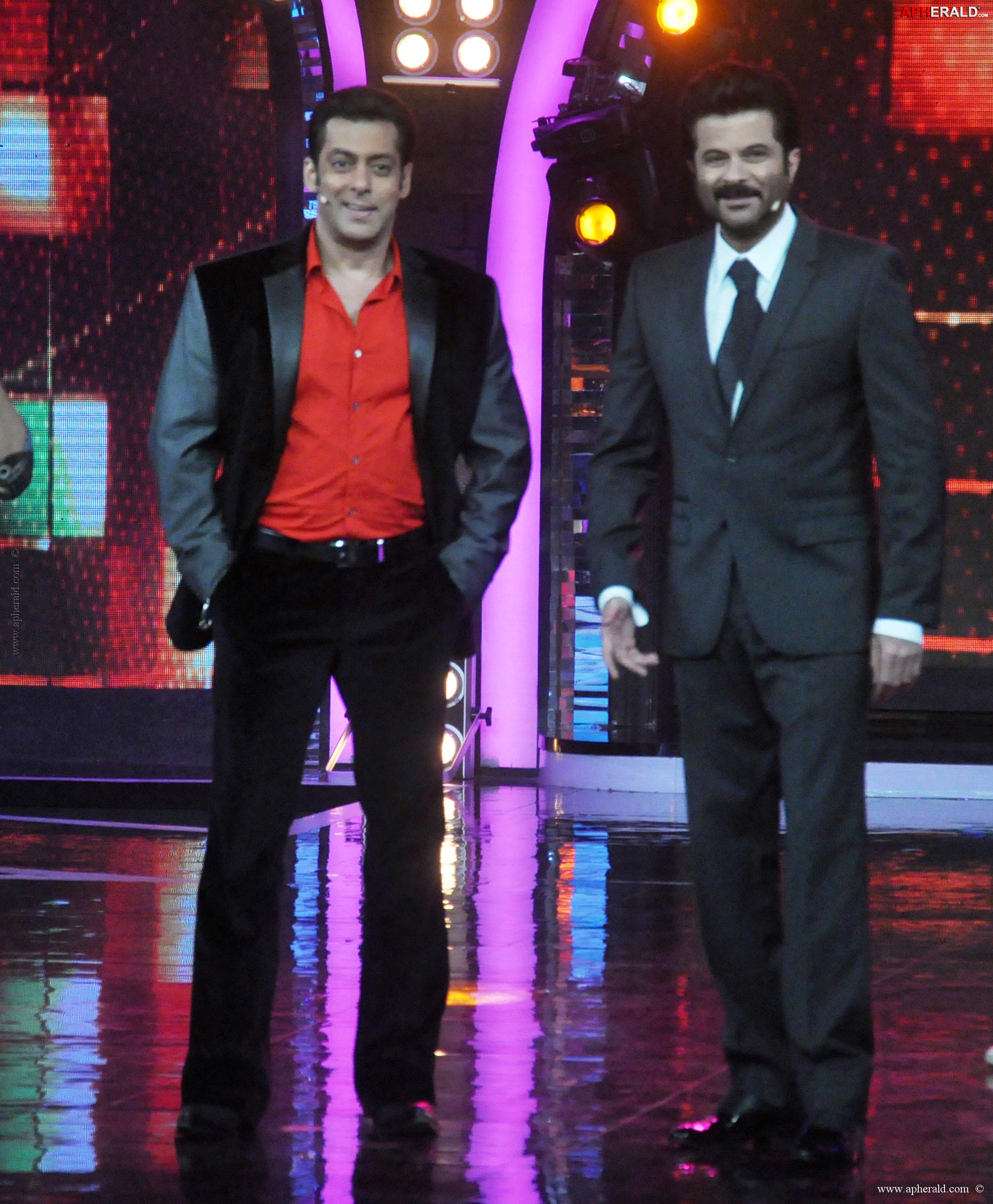 Anil Kapoor on the sets of Bigg Boss 7