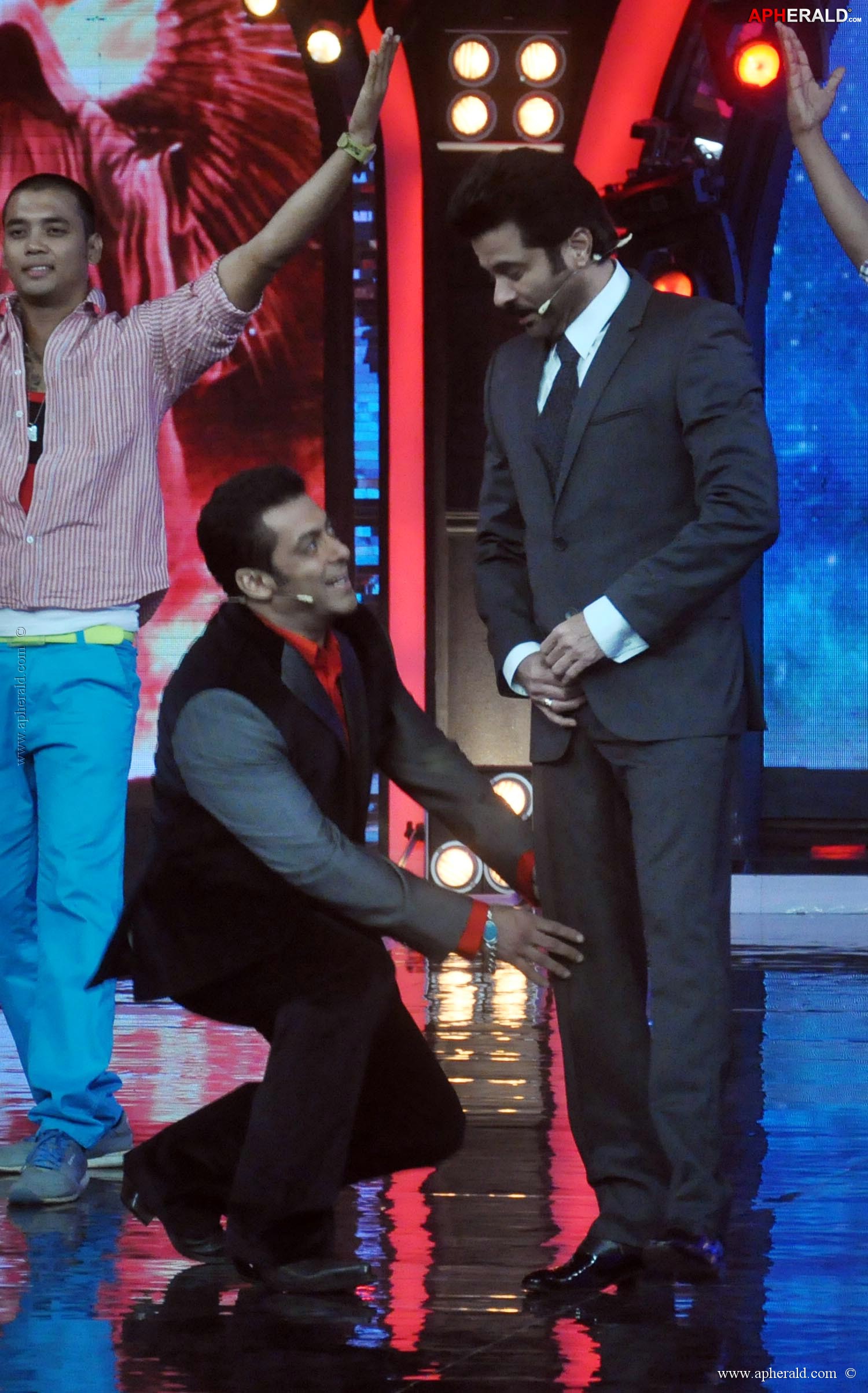 Anil Kapoor on the sets of Bigg Boss 7