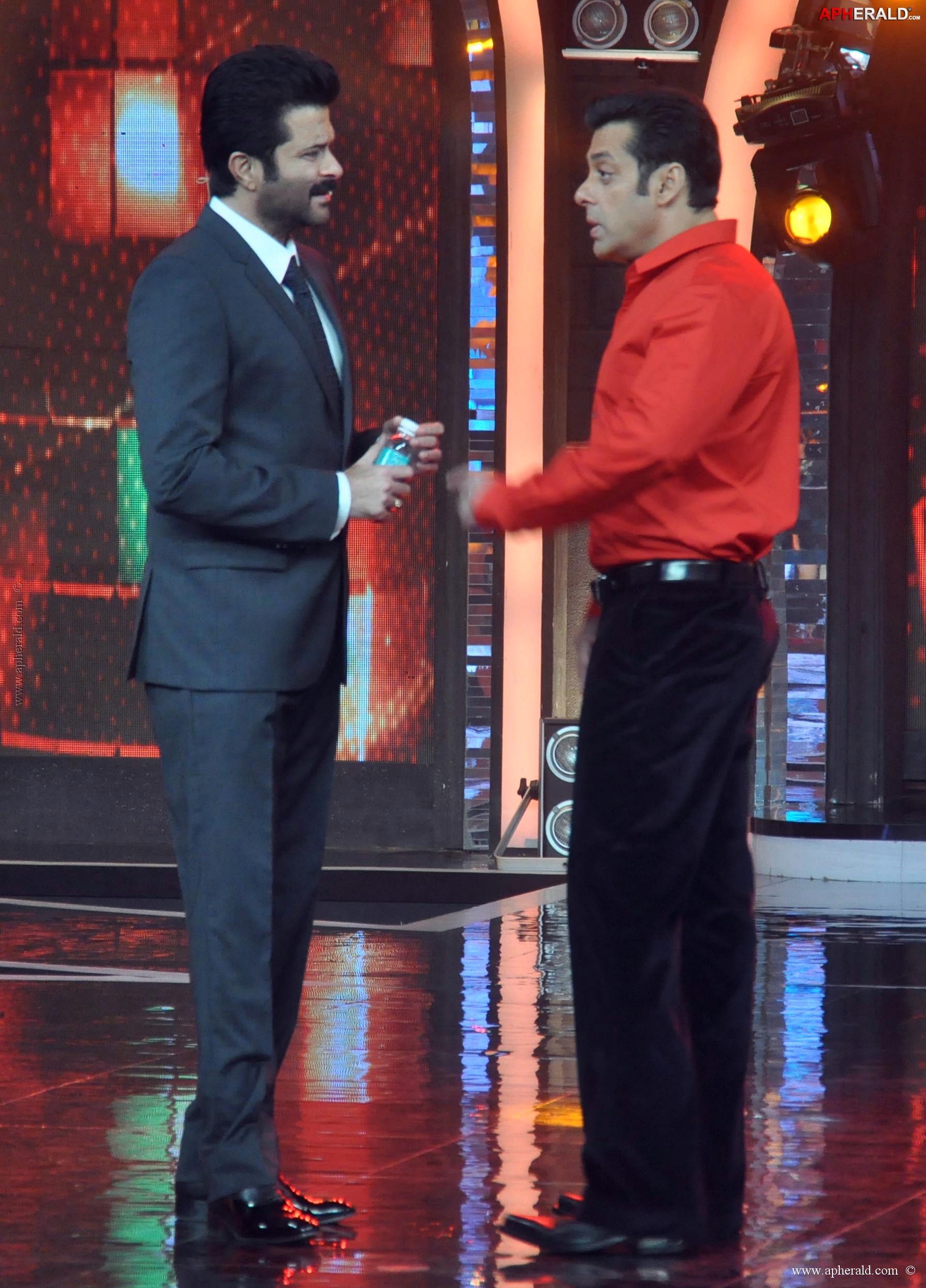 Anil Kapoor on the sets of Bigg Boss 7