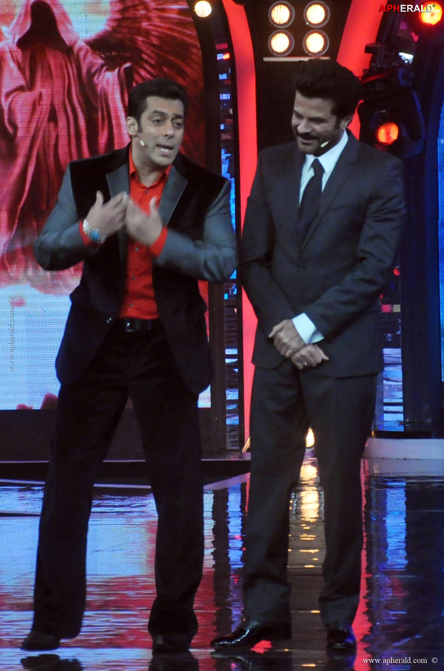 Anil Kapoor on the sets of Bigg Boss 7