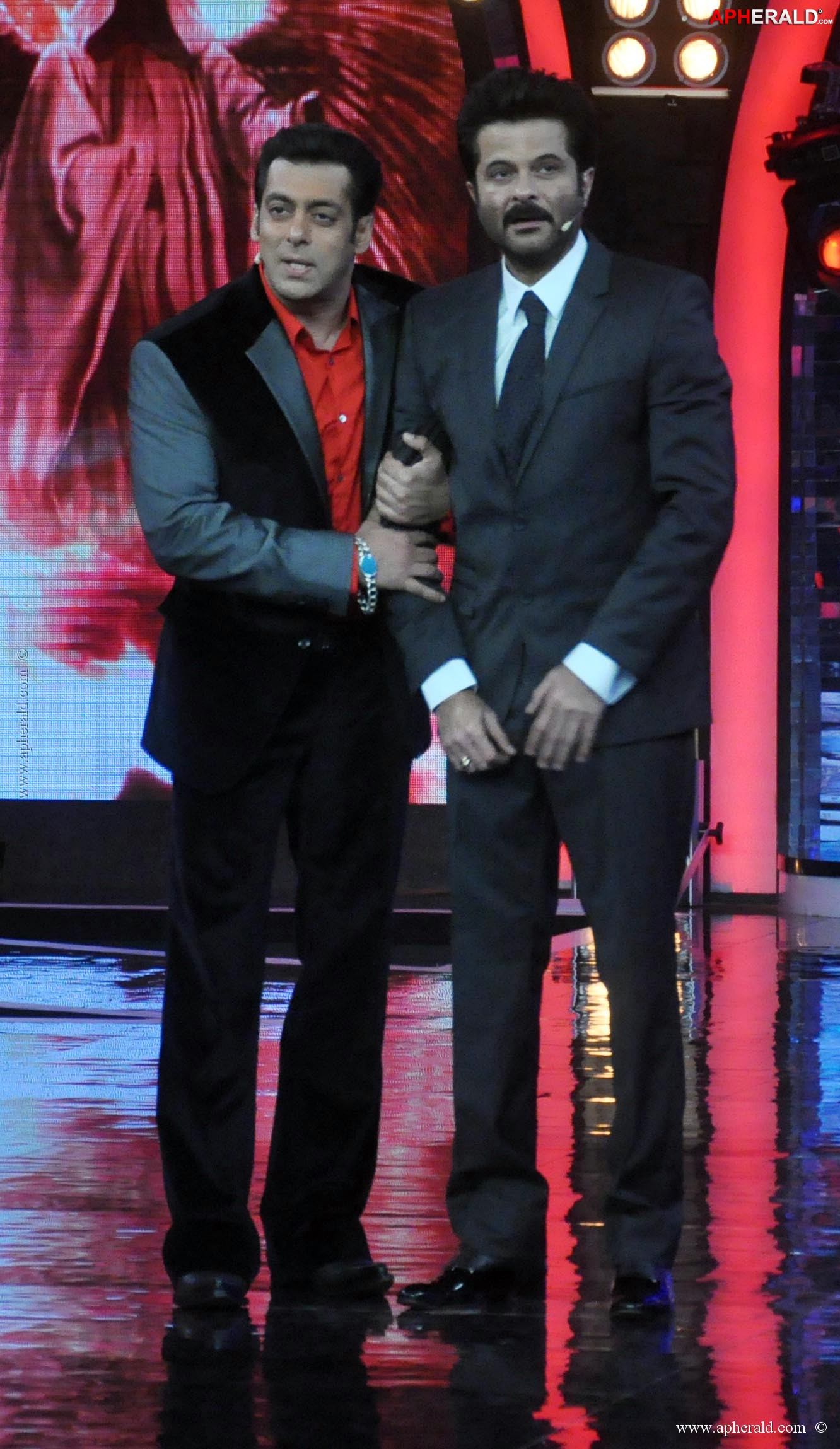 Anil Kapoor on the sets of Bigg Boss 7