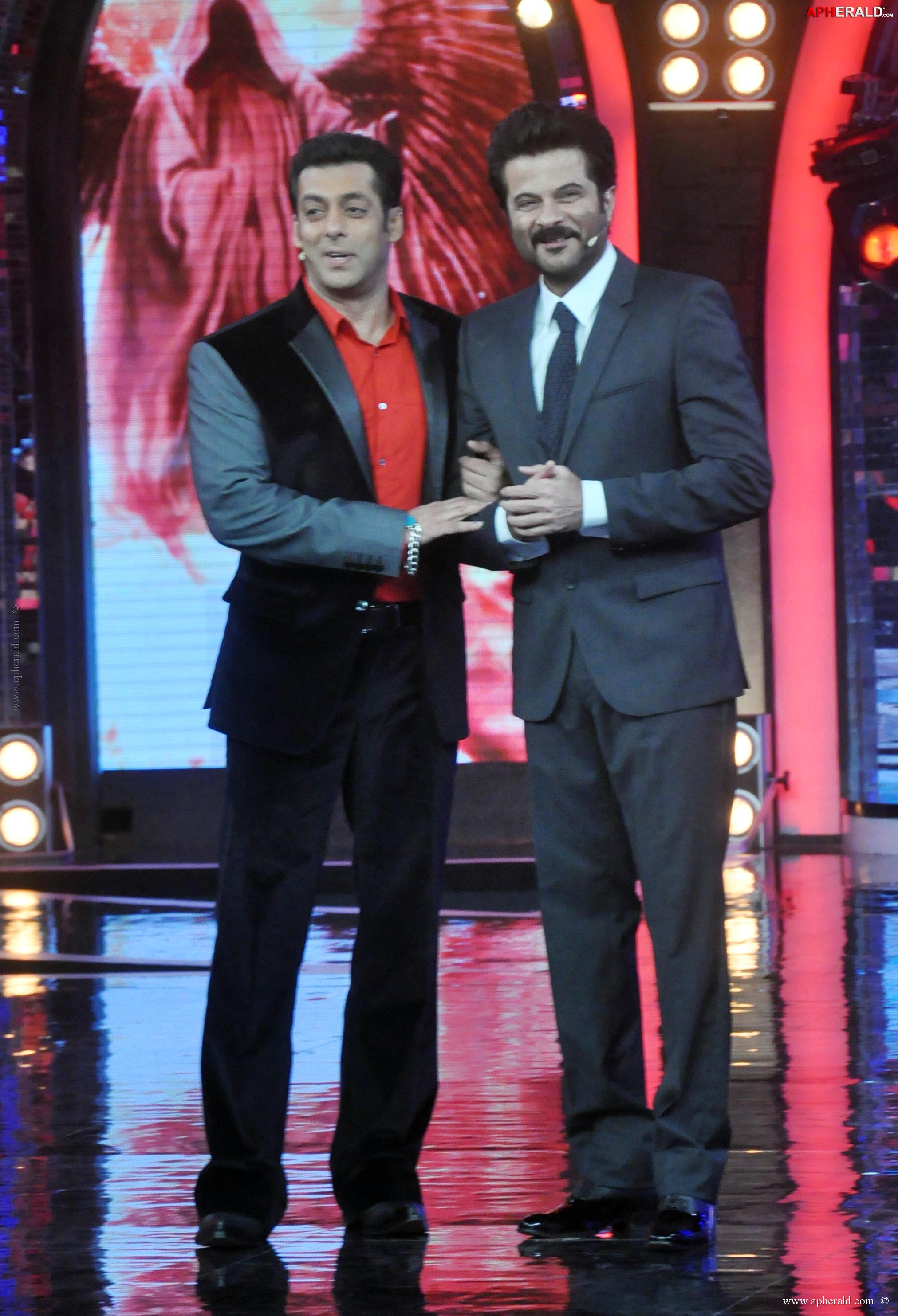 Anil Kapoor on the sets of Bigg Boss 7