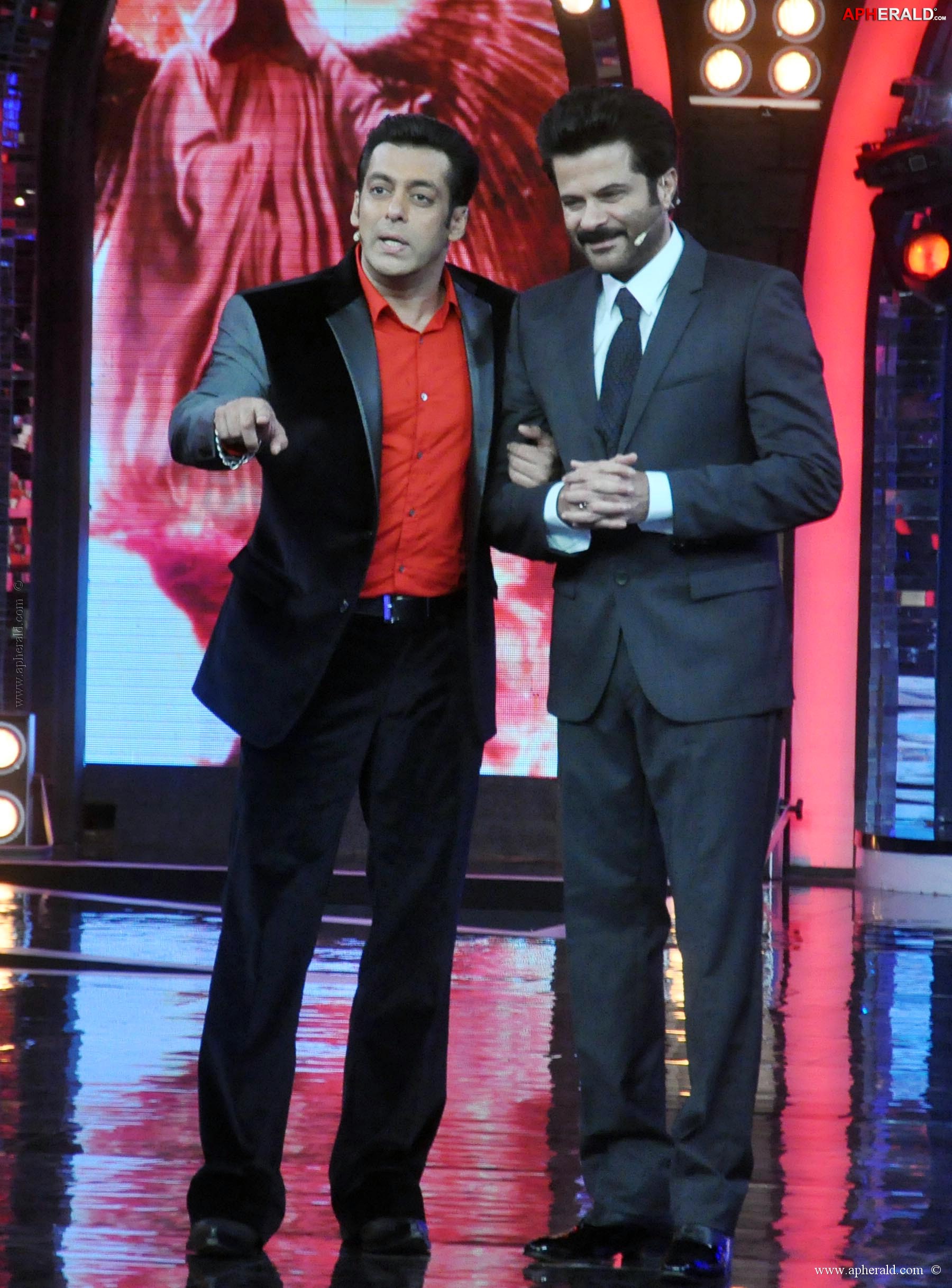 Anil Kapoor on the sets of Bigg Boss 7