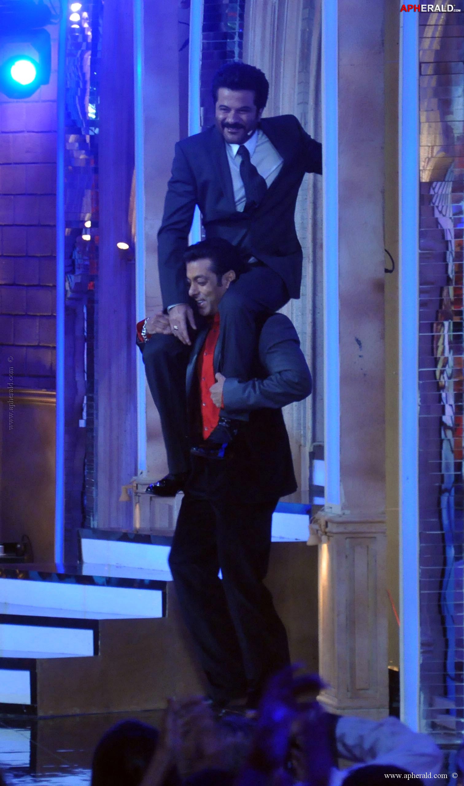 Anil Kapoor on the sets of Bigg Boss 7