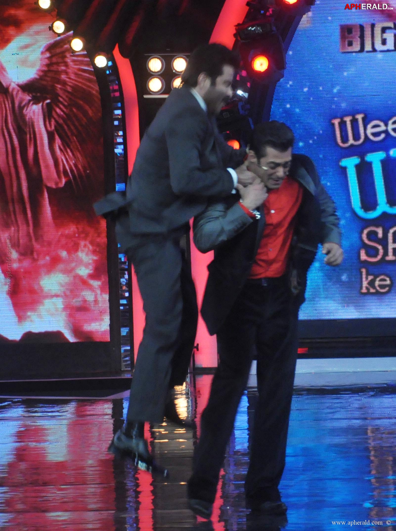 Anil Kapoor on the sets of Bigg Boss 7