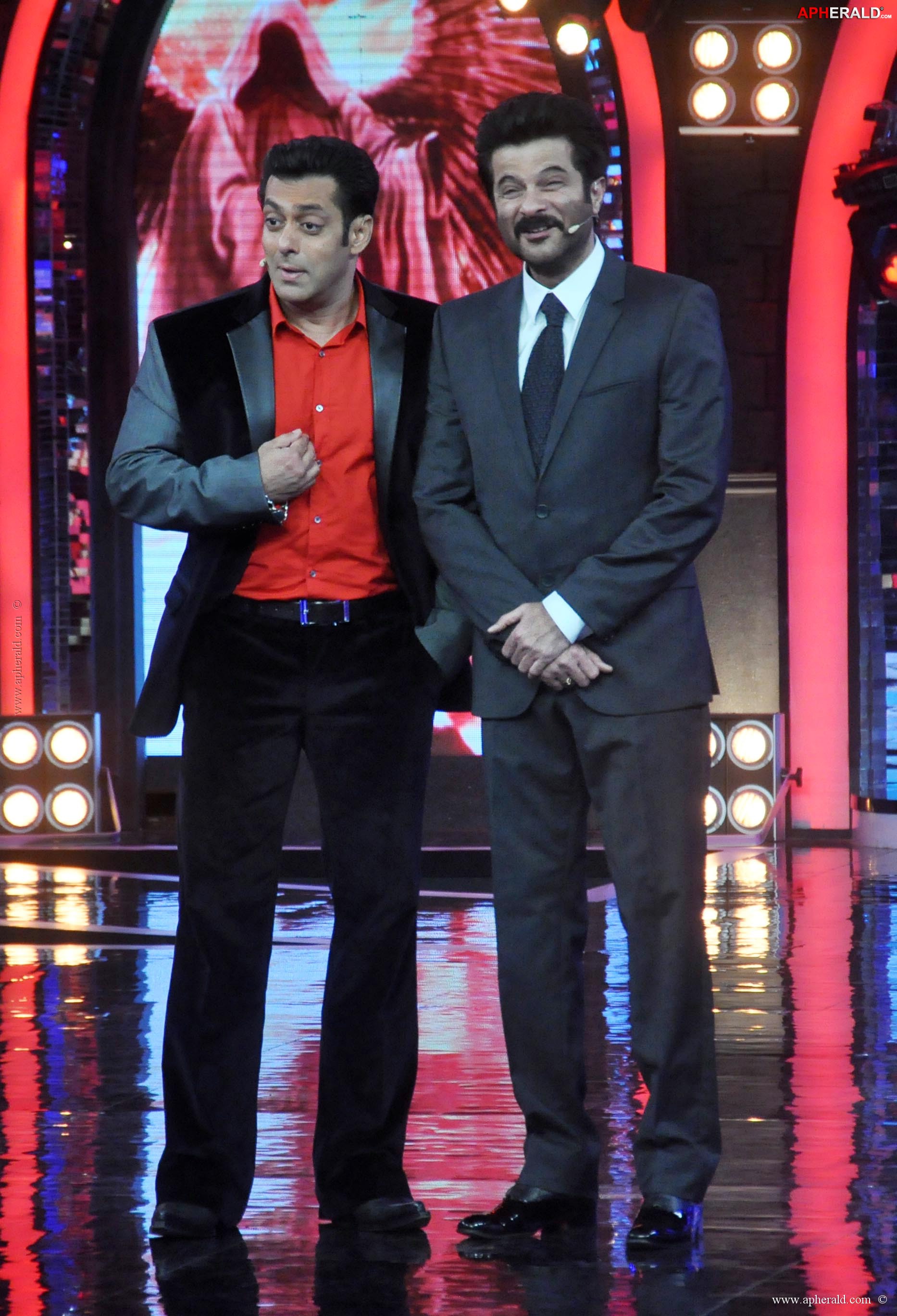 Anil Kapoor on the sets of Bigg Boss 7