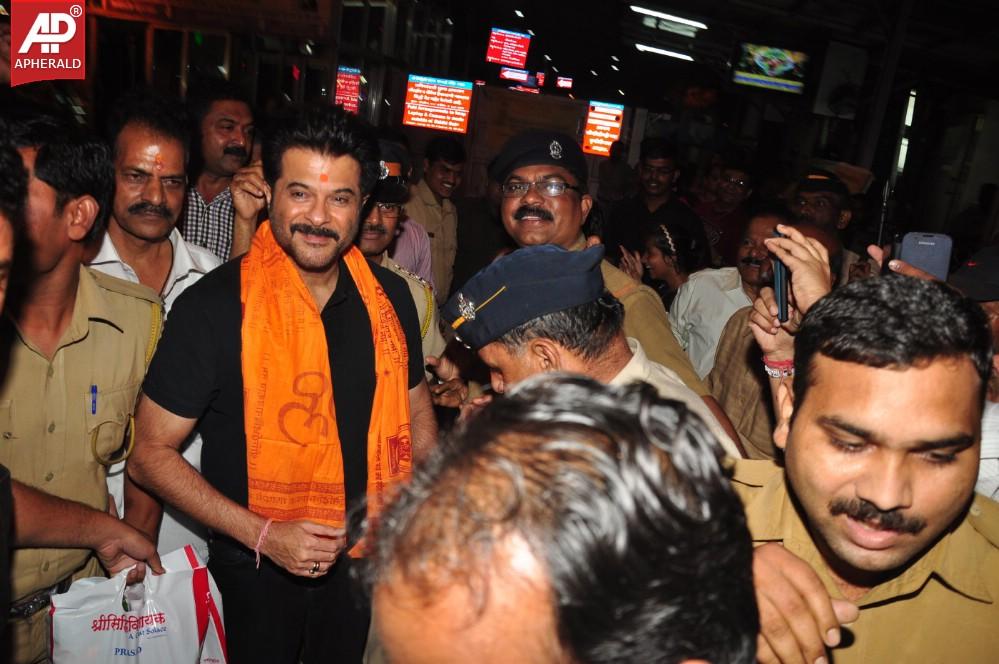 Anil Kapoor snapped at Siddhivinayak Temple