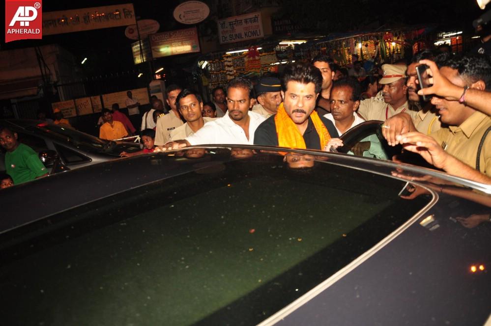 Anil Kapoor snapped at Siddhivinayak Temple