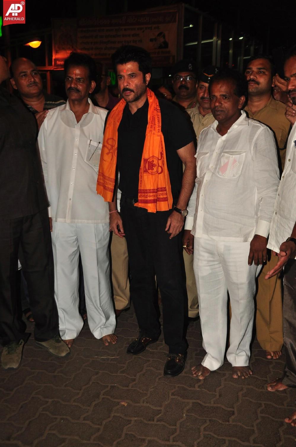 Anil Kapoor snapped at Siddhivinayak Temple