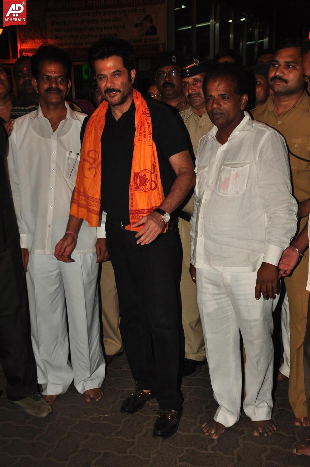 Anil Kapoor snapped at Siddhivinayak Temple