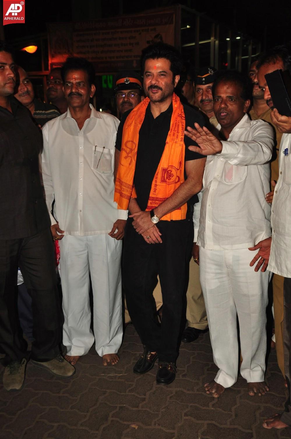 Anil Kapoor snapped at Siddhivinayak Temple