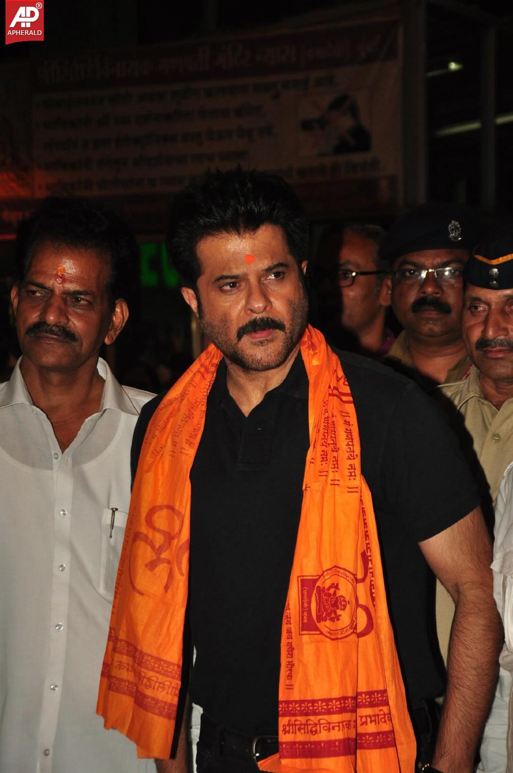 Anil Kapoor snapped at Siddhivinayak Temple