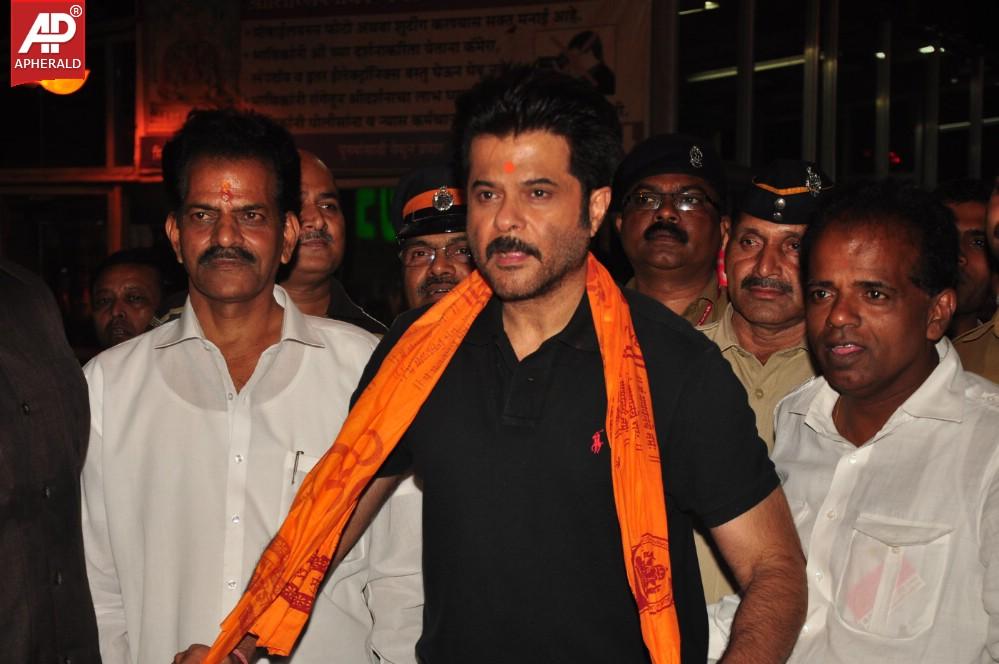 Anil Kapoor snapped at Siddhivinayak Temple