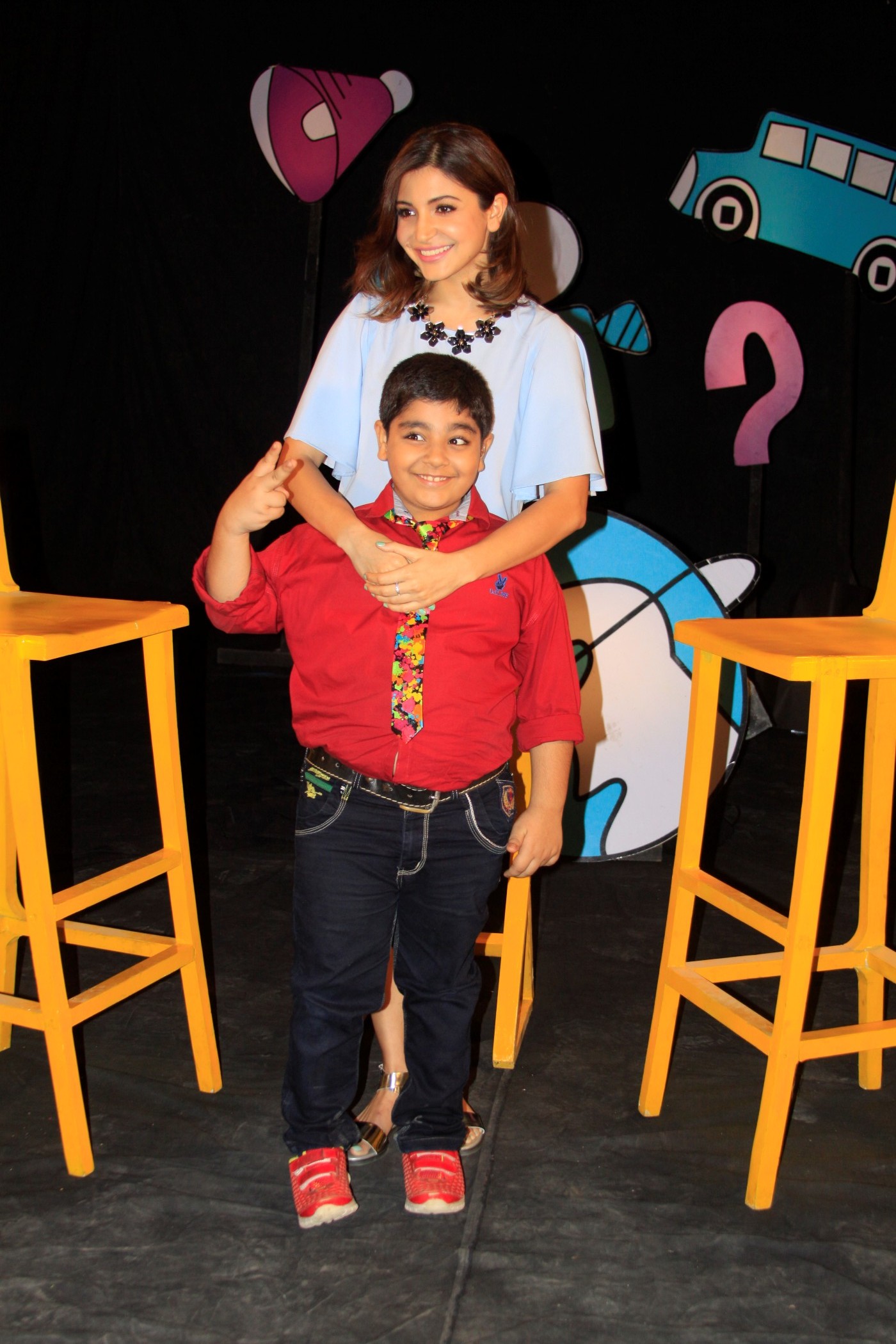 Anushka Sharma at Captain Tiao Sets