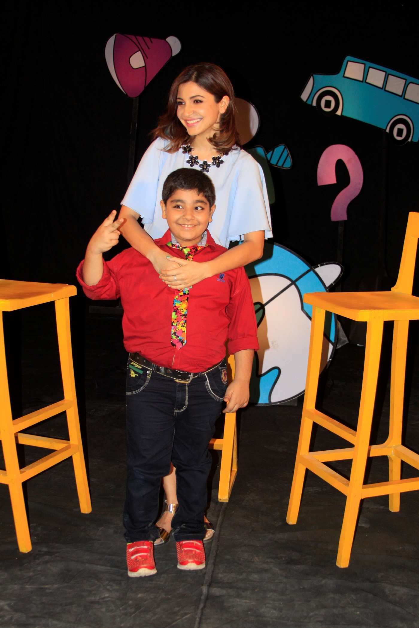 Anushka Sharma at Captain Tiao Sets