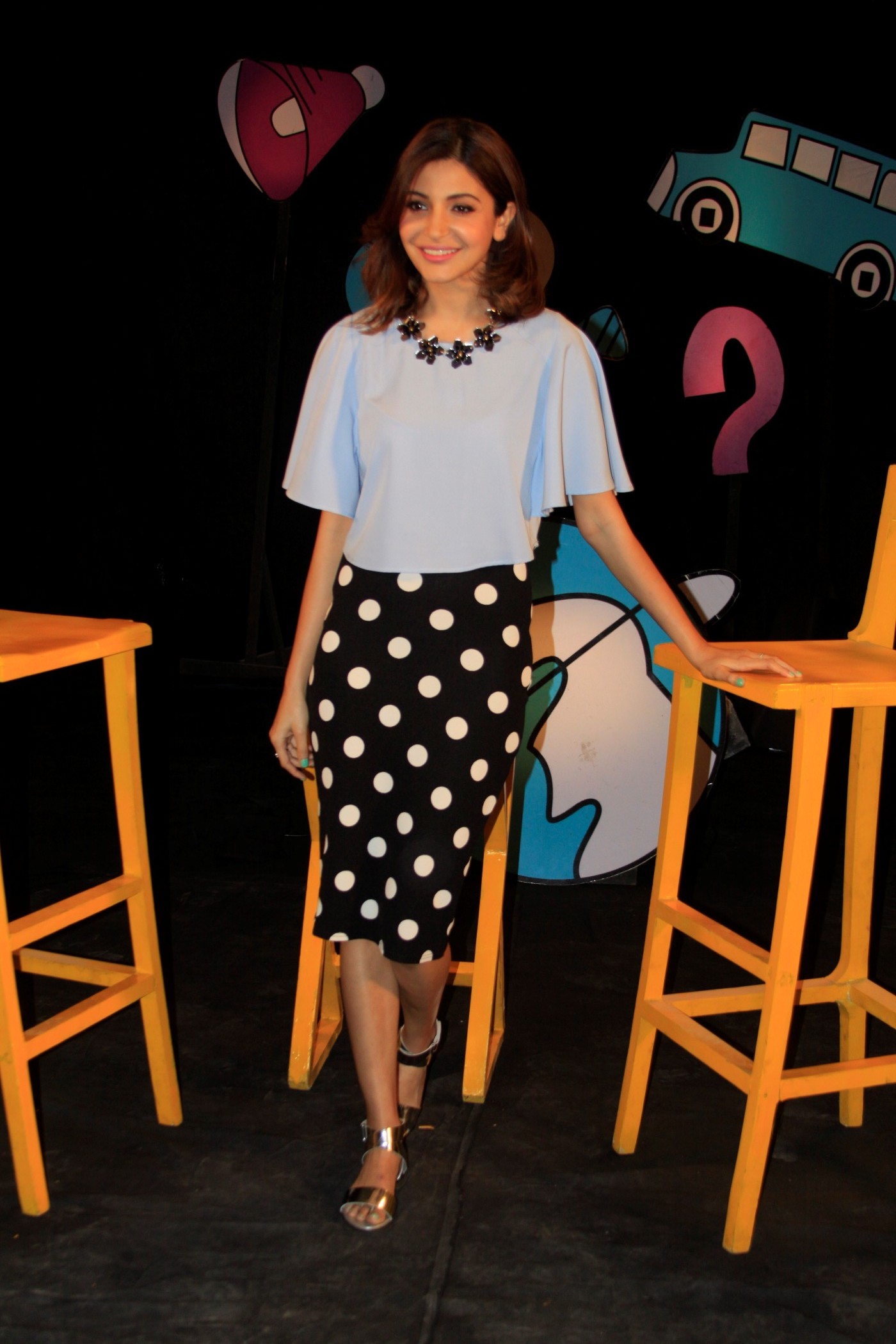 Anushka Sharma at Captain Tiao Sets