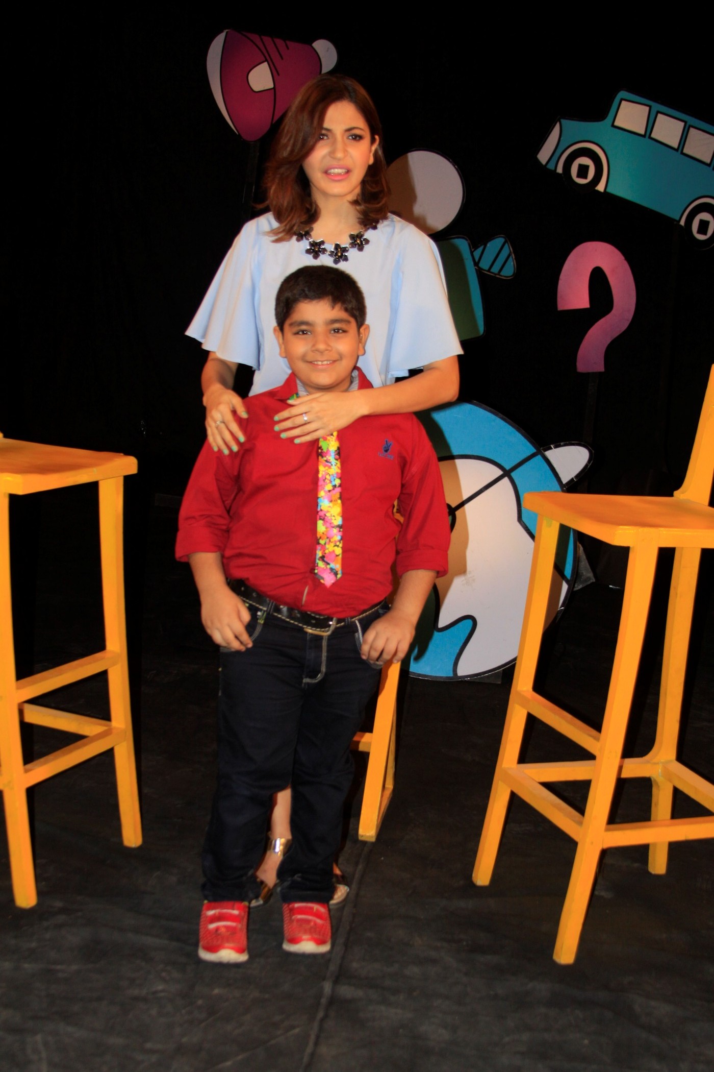 Anushka Sharma at Captain Tiao Sets