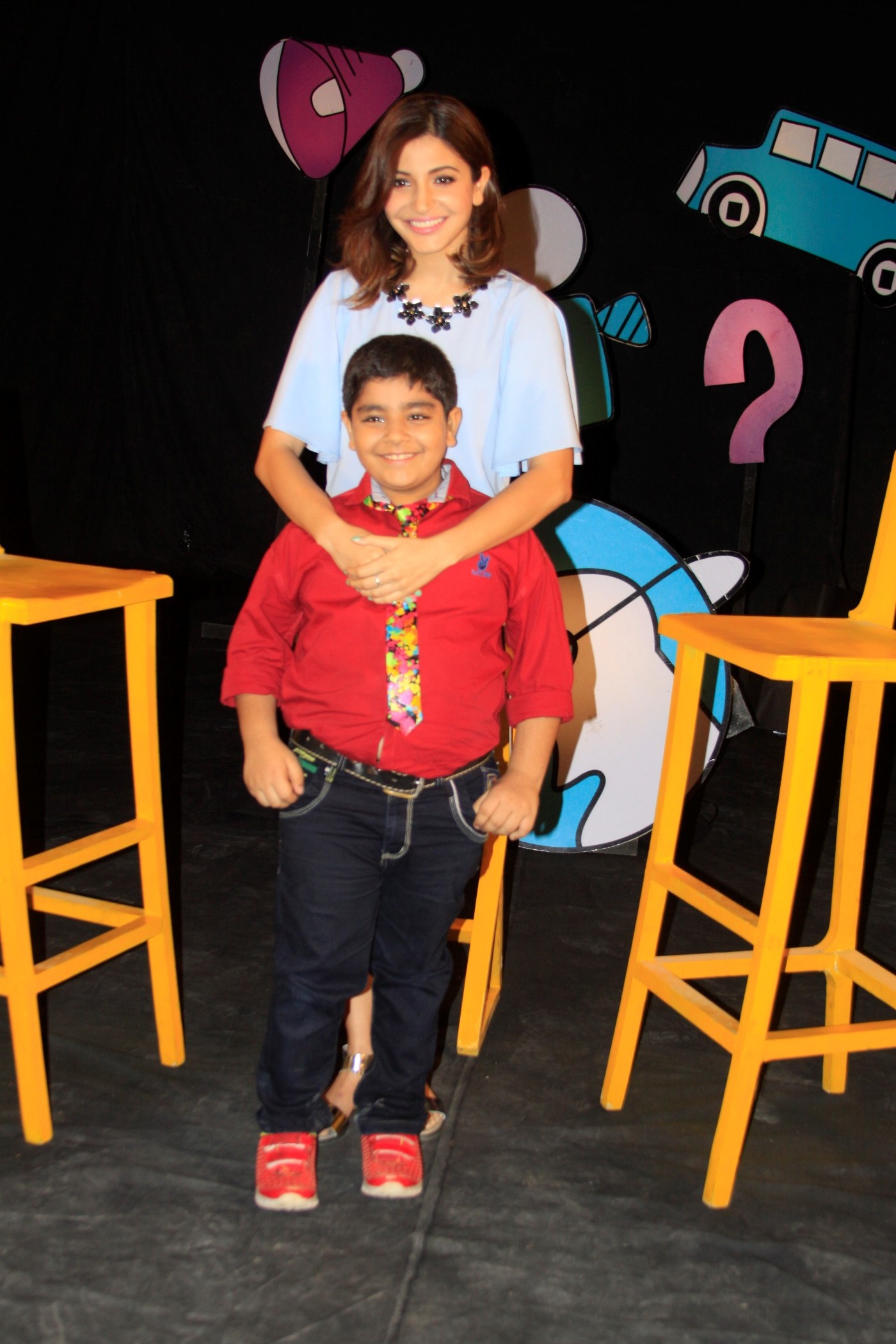 Anushka Sharma at Captain Tiao Sets