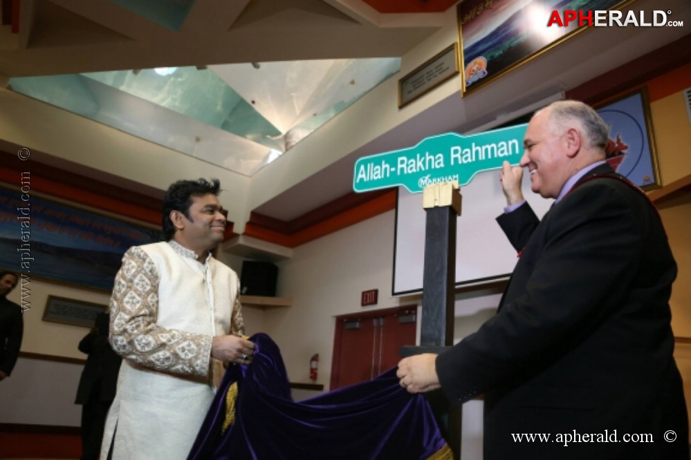 AR Rahman in Canada