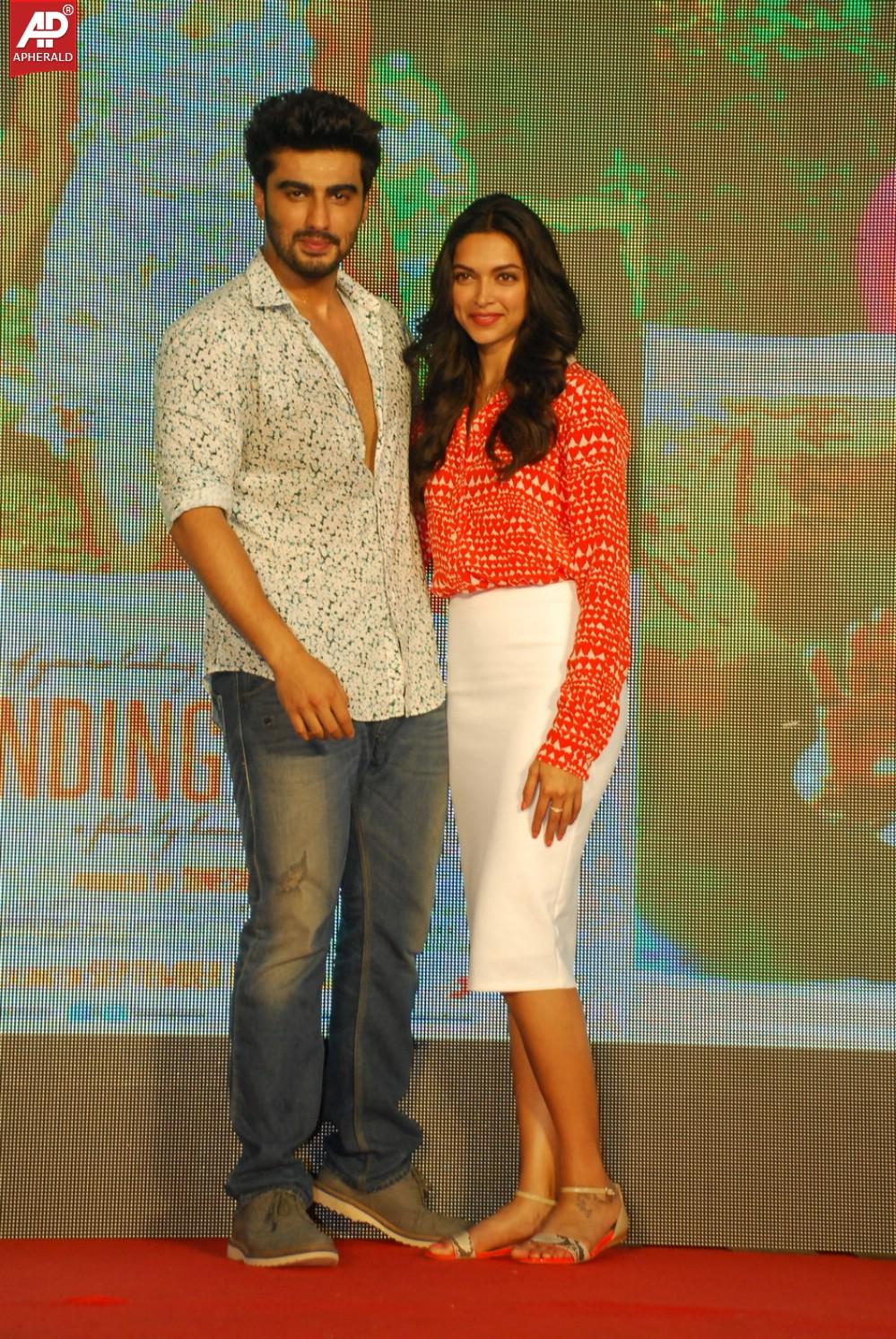 Arjun Kapoor N Deepika at Finding Fanny Song Launch Photos