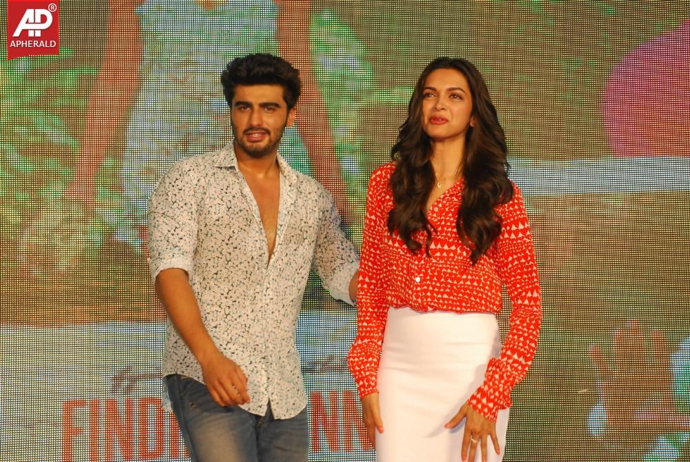 Arjun Kapoor N Deepika at Finding Fanny Song Launch Photos