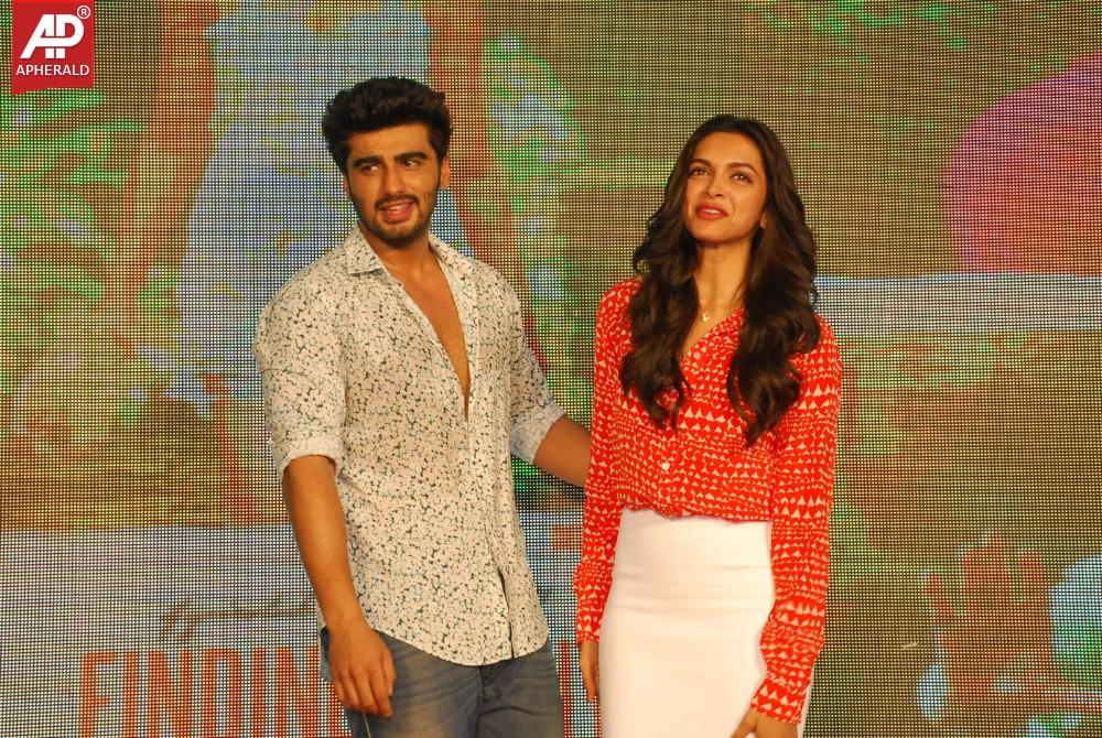 Arjun Kapoor N Deepika at Finding Fanny Song Launch Photos