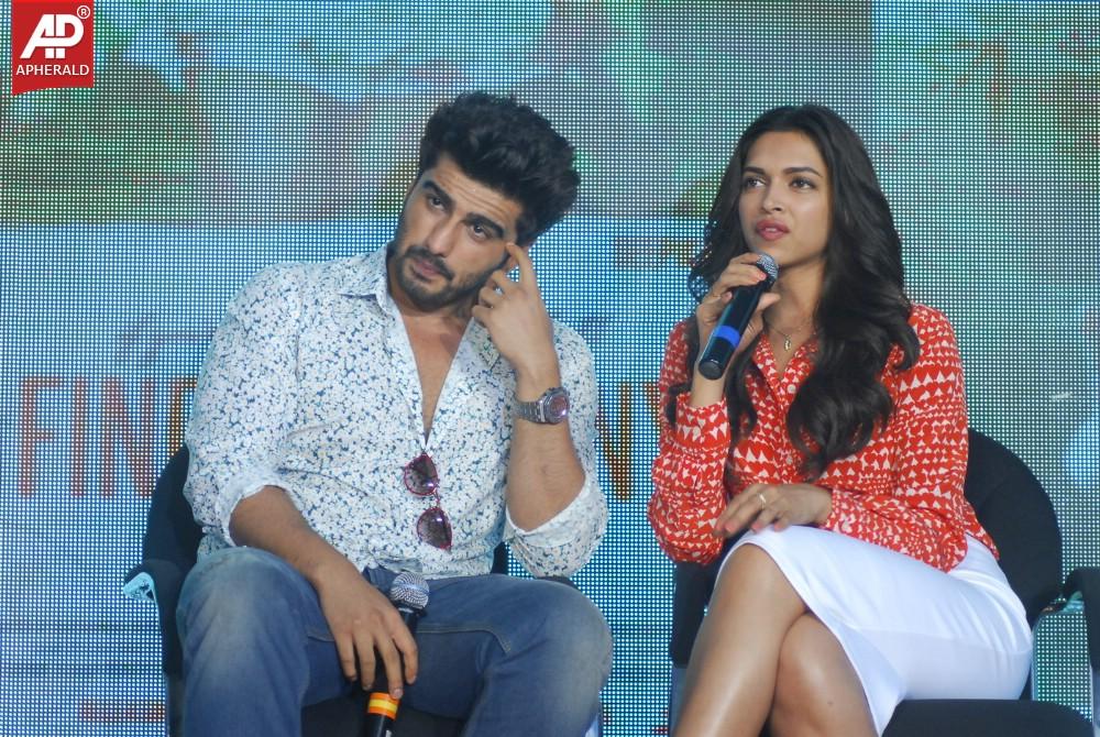 Arjun Kapoor N Deepika at Finding Fanny Song Launch Photos