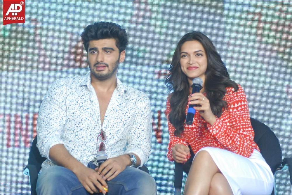 Arjun Kapoor N Deepika at Finding Fanny Song Launch Photos