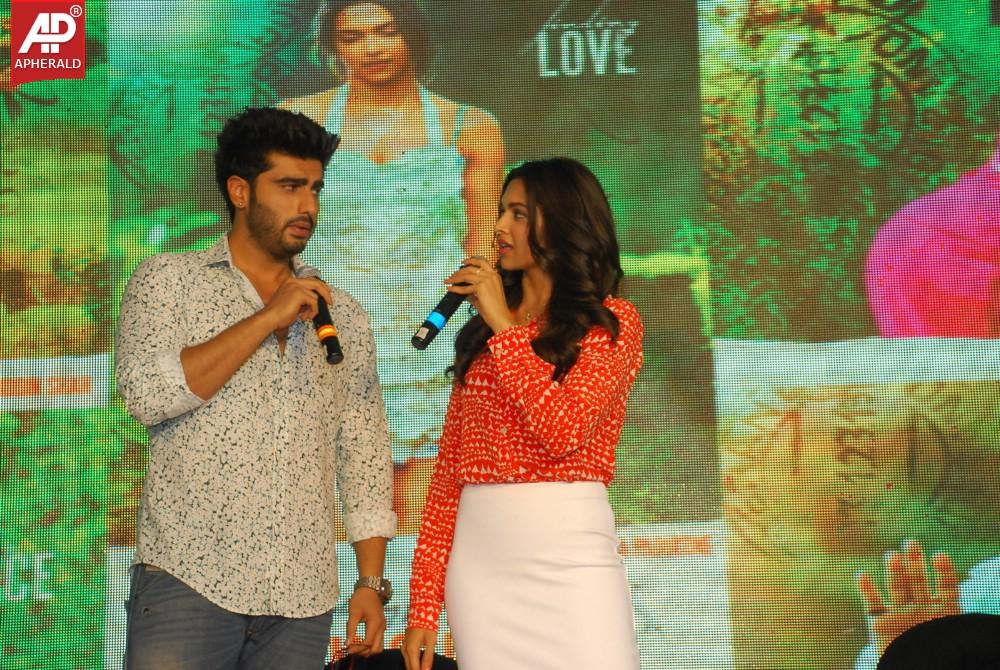 Arjun Kapoor N Deepika at Finding Fanny Song Launch Photos