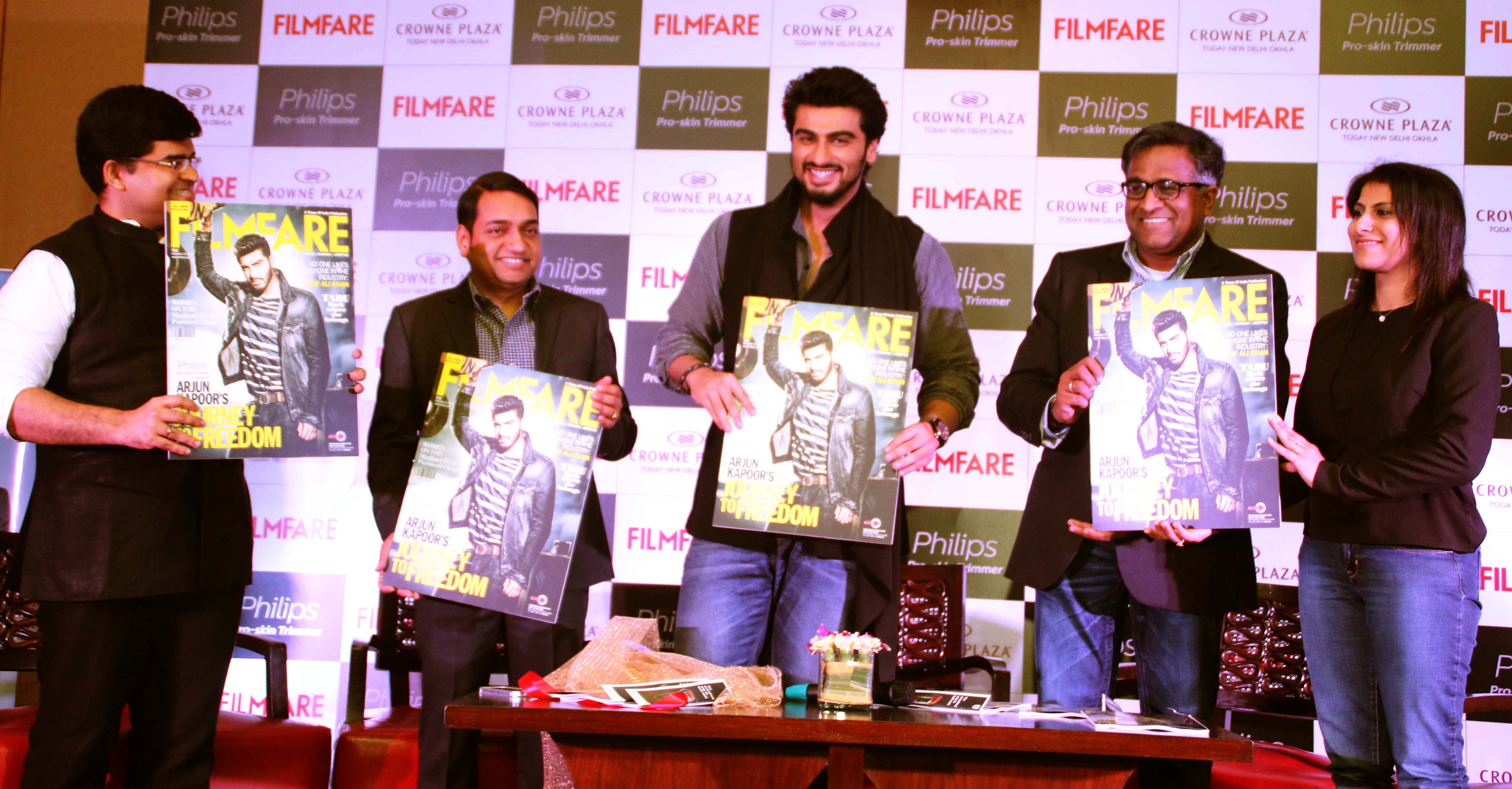 Arjun Kapoor Launches FilmFare 2014 Magazine