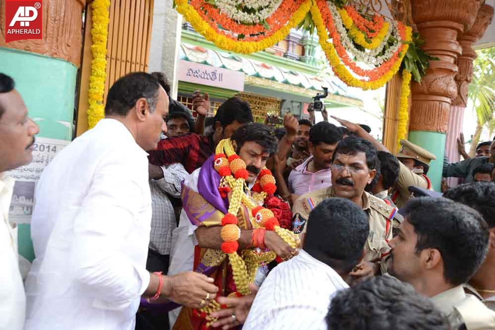 BalaKrishna Pics at Hindapur Hangama