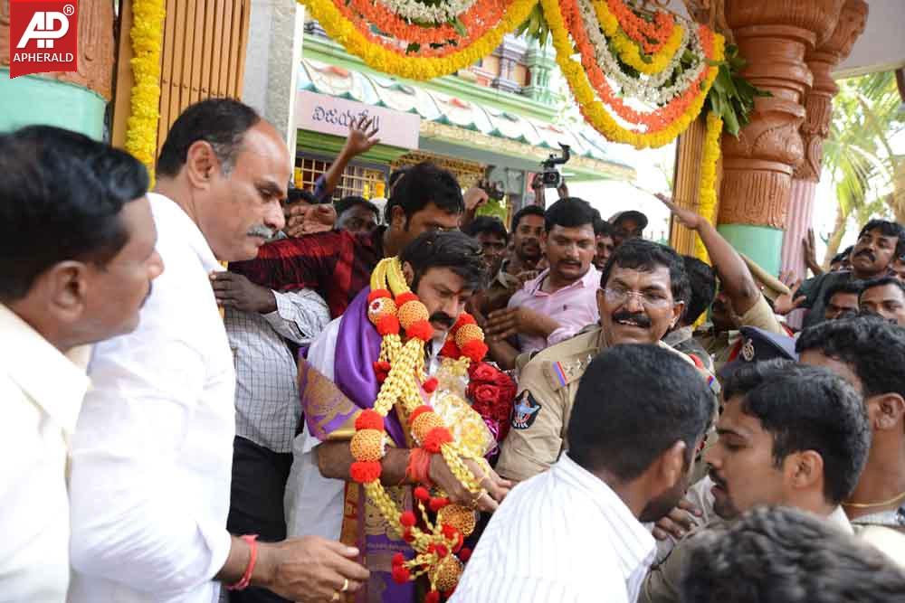 BalaKrishna Pics at Hindapur Hangama