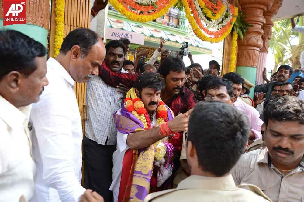 BalaKrishna Pics at Hindapur Hangama