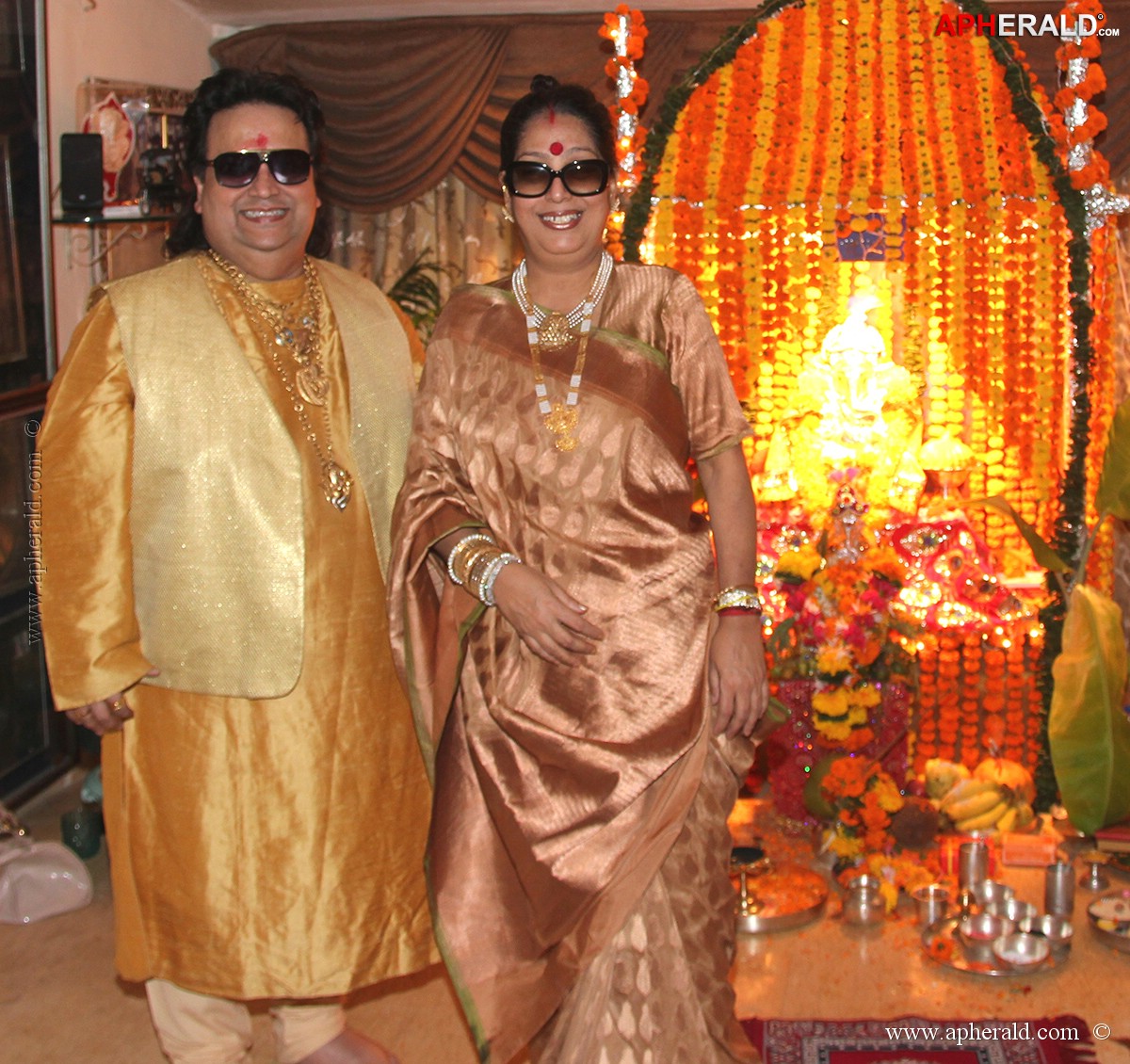 Bappi Lahiri's Ganesh Chaturthi Celebration