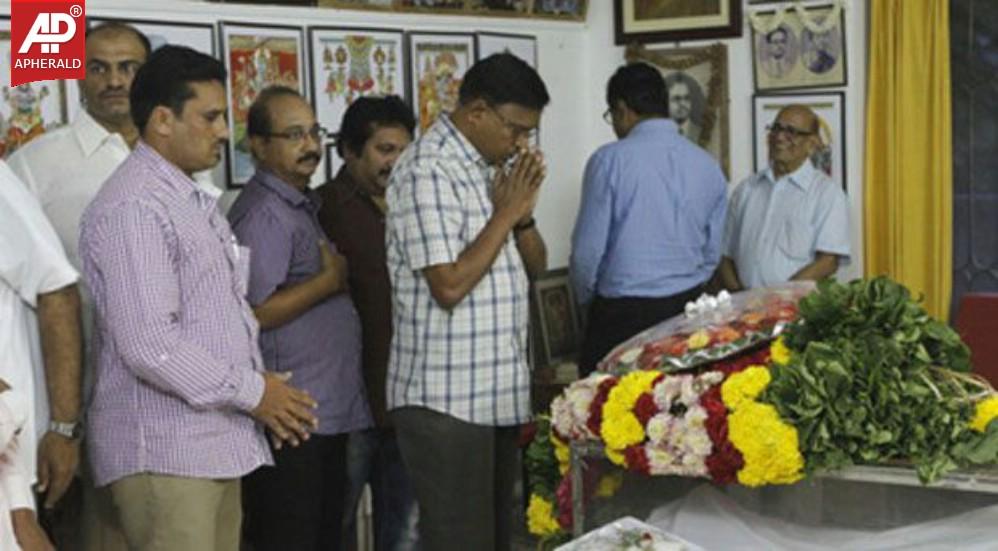 Bapu Final Rites Images