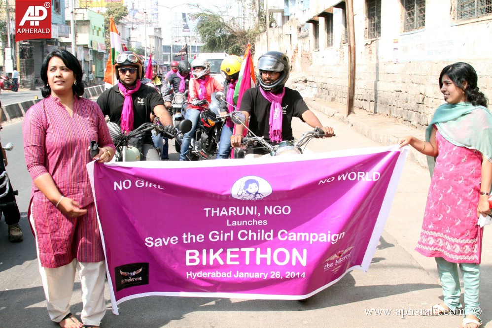 Bikeathon Save the Girl Child Campaign