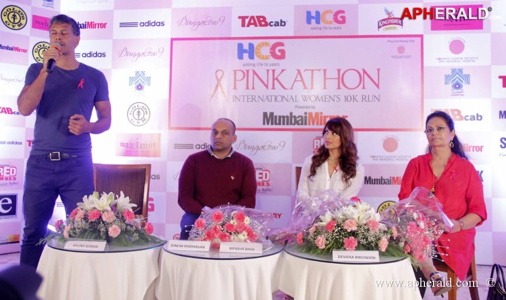 Bipasha Basu at Pinkathon's Second Edition