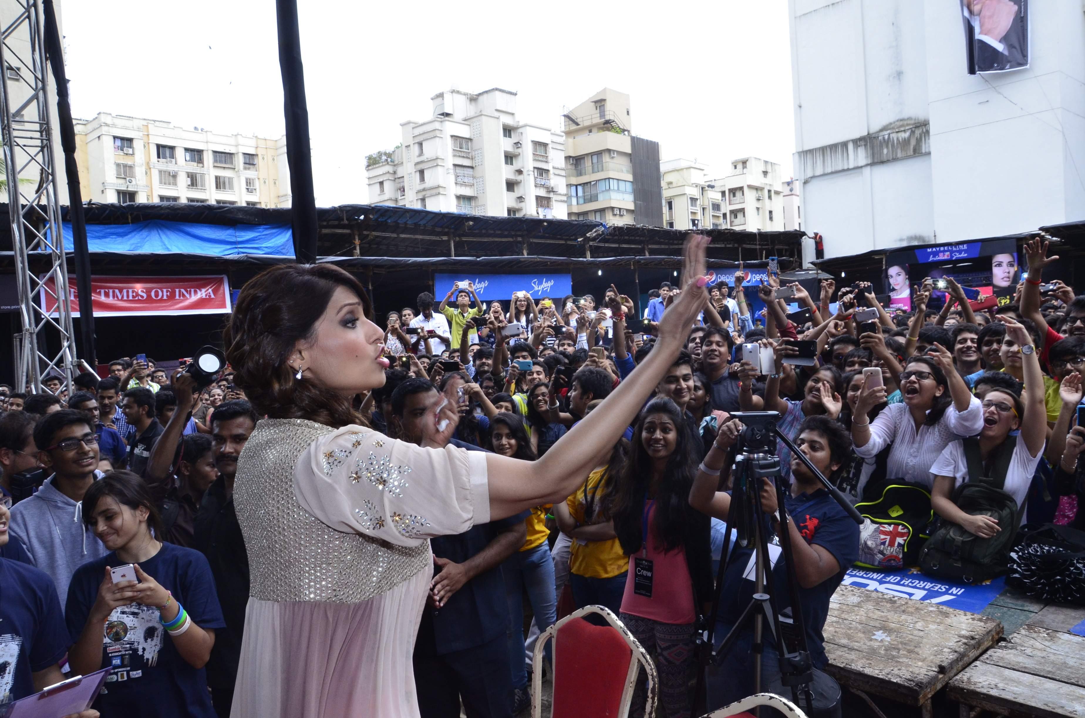 Bipasha Basu Promotes Creature 3D at Mithibai College Fest