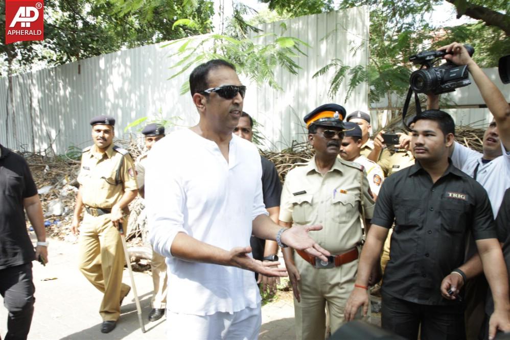 Bolly Celebs at Ravi Chopra Funeral